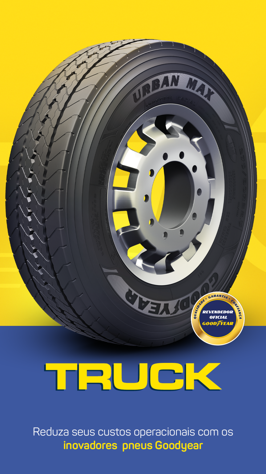 Pneu Truck Caminhão Goodyear Ricamar Pneus