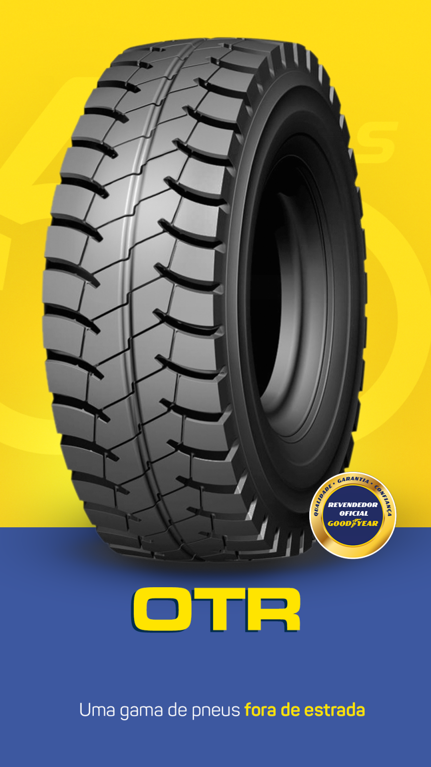 Pneu OTR Goodyear Ricamar Pneus