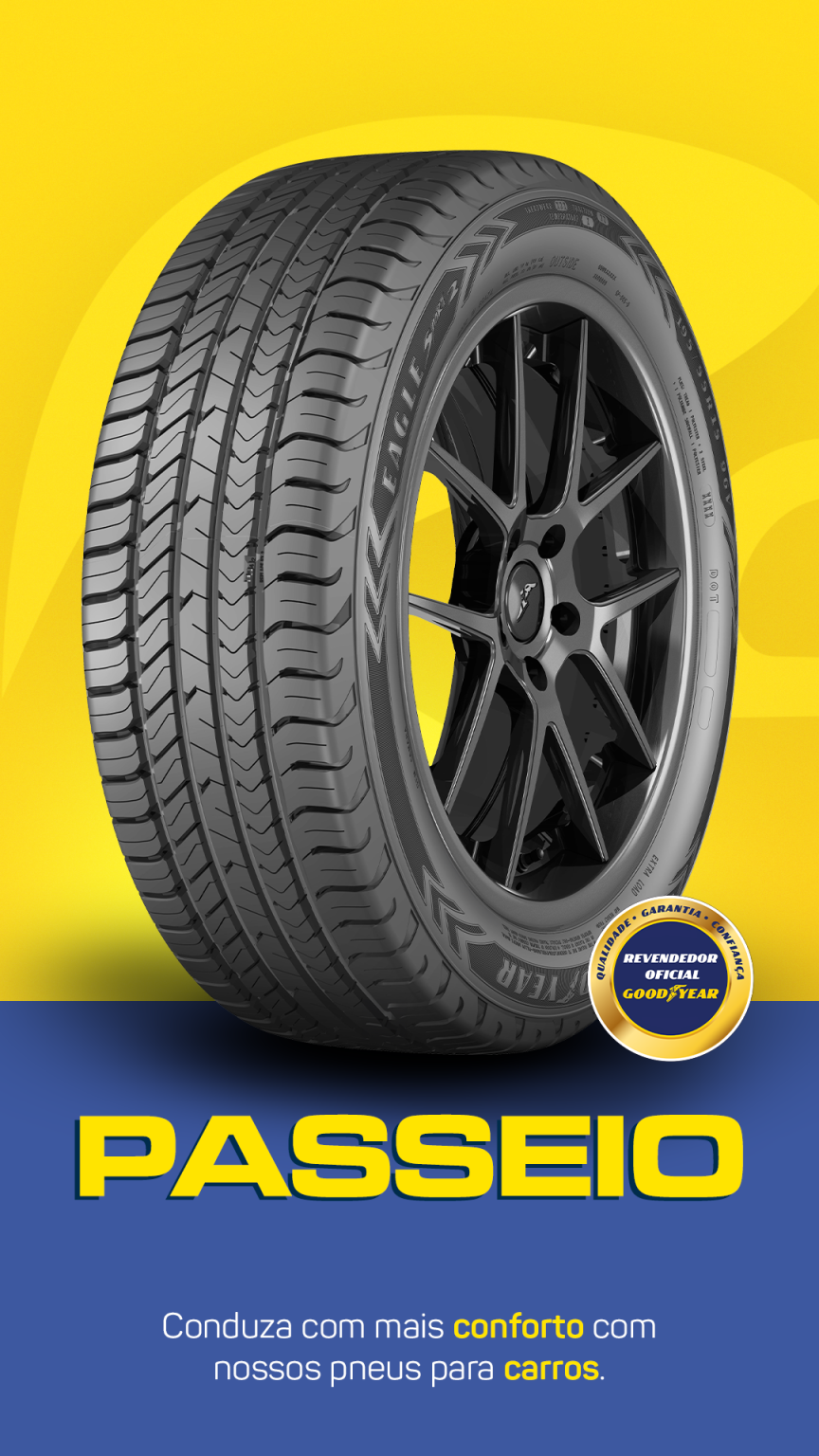 Pneus para carro Passeio - Goodyear Ricamar Pneus